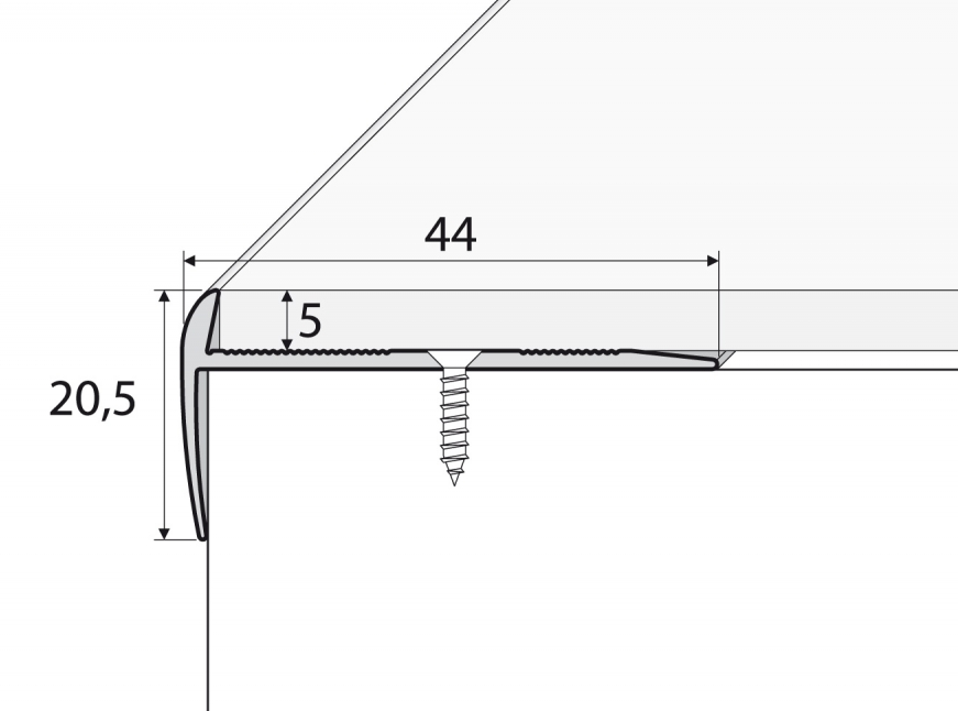 44 x 20,5